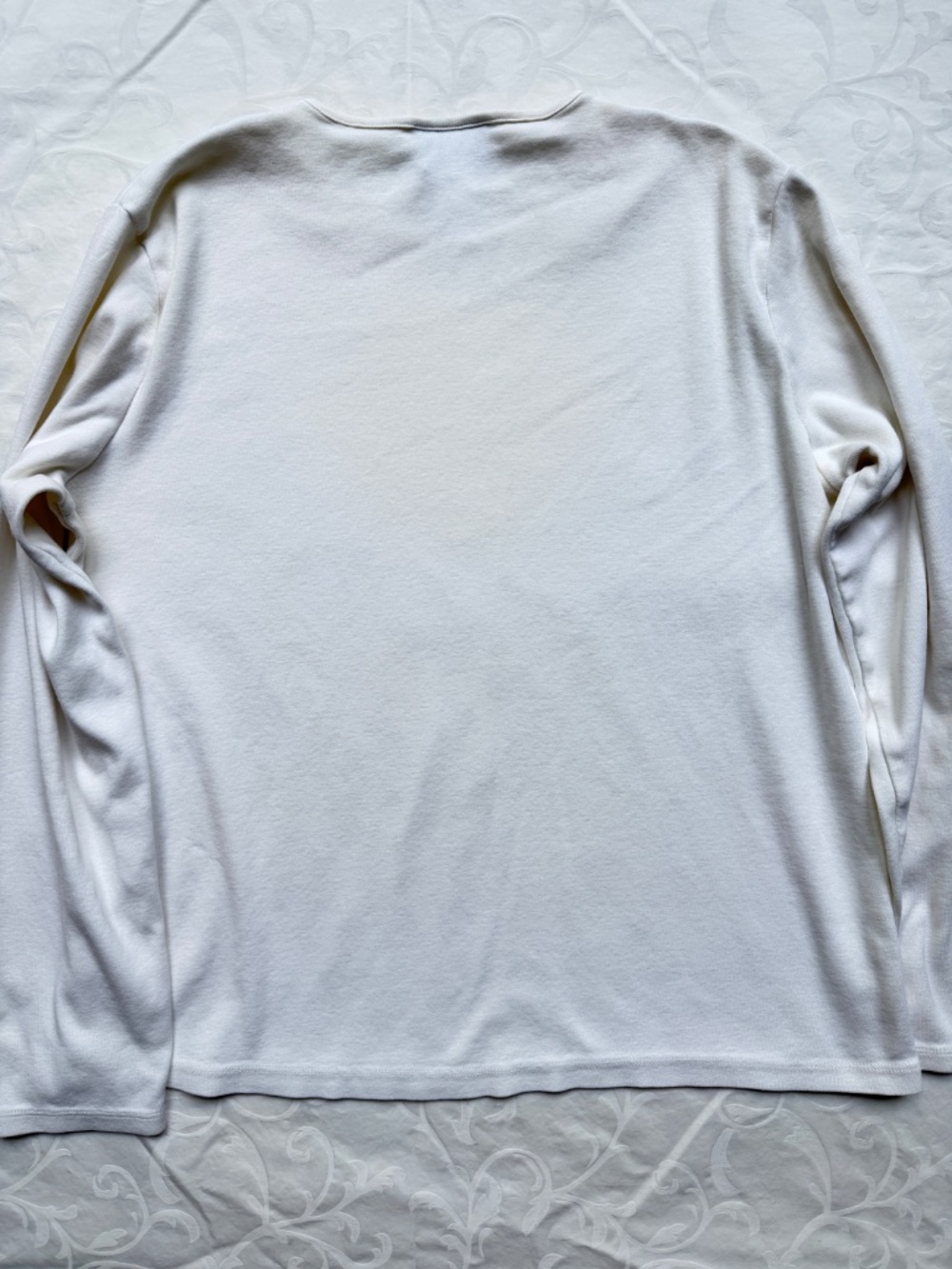 Women’s Long Sleeve Tee Bundle Pendleton L.L. Bean Ivory Blue Green Sz L - Picture 5 of 11